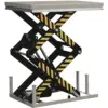 Dvoškarasti hidraulični podizni stol 1000kg 1300x820mm | Silverstone dvoškarasti stol | HD1000